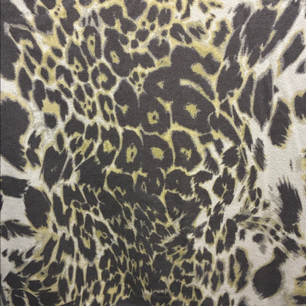Moda International Cream and Brown Leopard Print Top - Picture 2 of 5